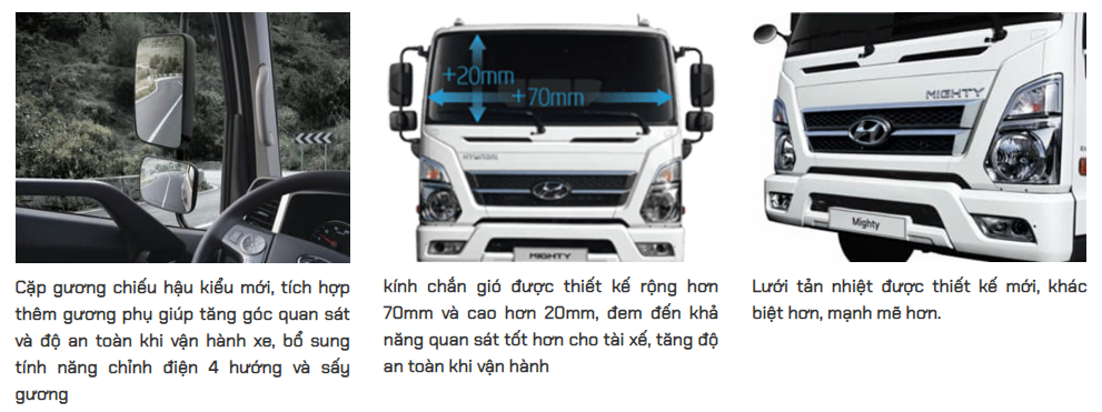 Mighty EX6 và EX8 là mẫu xe tải mới nhất của Hyundai tại Viêt Nam trong phân khúc tải trung Mighty-EX-series-7