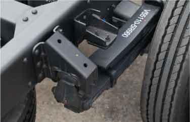 Hệ thống treo êm ái, giúp xe vận hành trên mọi cung đường